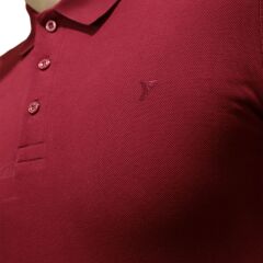 Bordo Polo Yaka Tişört