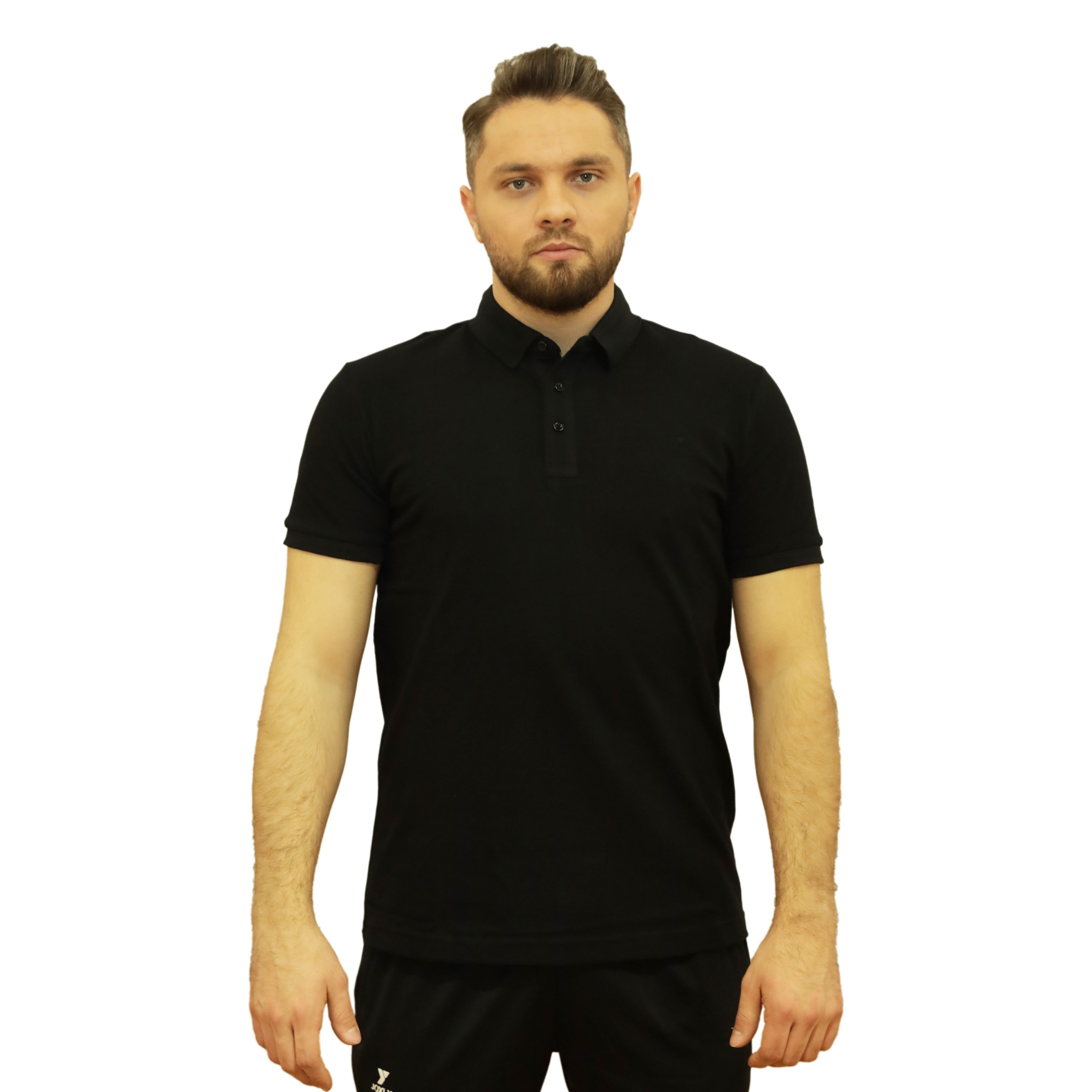 Siyah Polo Yaka Tişört