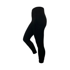 Push Up Siyah Yüksek Bel Toparlayıcı Tayt