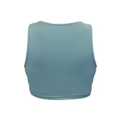 Halter Yaka Mint Yeşili Crop Top