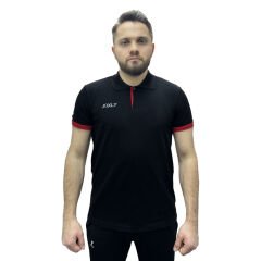 Polo Yaka Siyah Kamp Tişört M