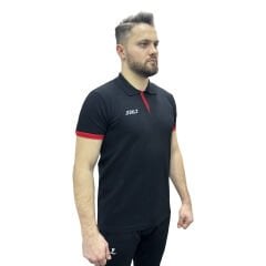 Polo Yaka Siyah Kamp Tişört M