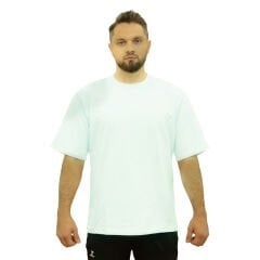 Beyaz Erkek Oversize Tişört S