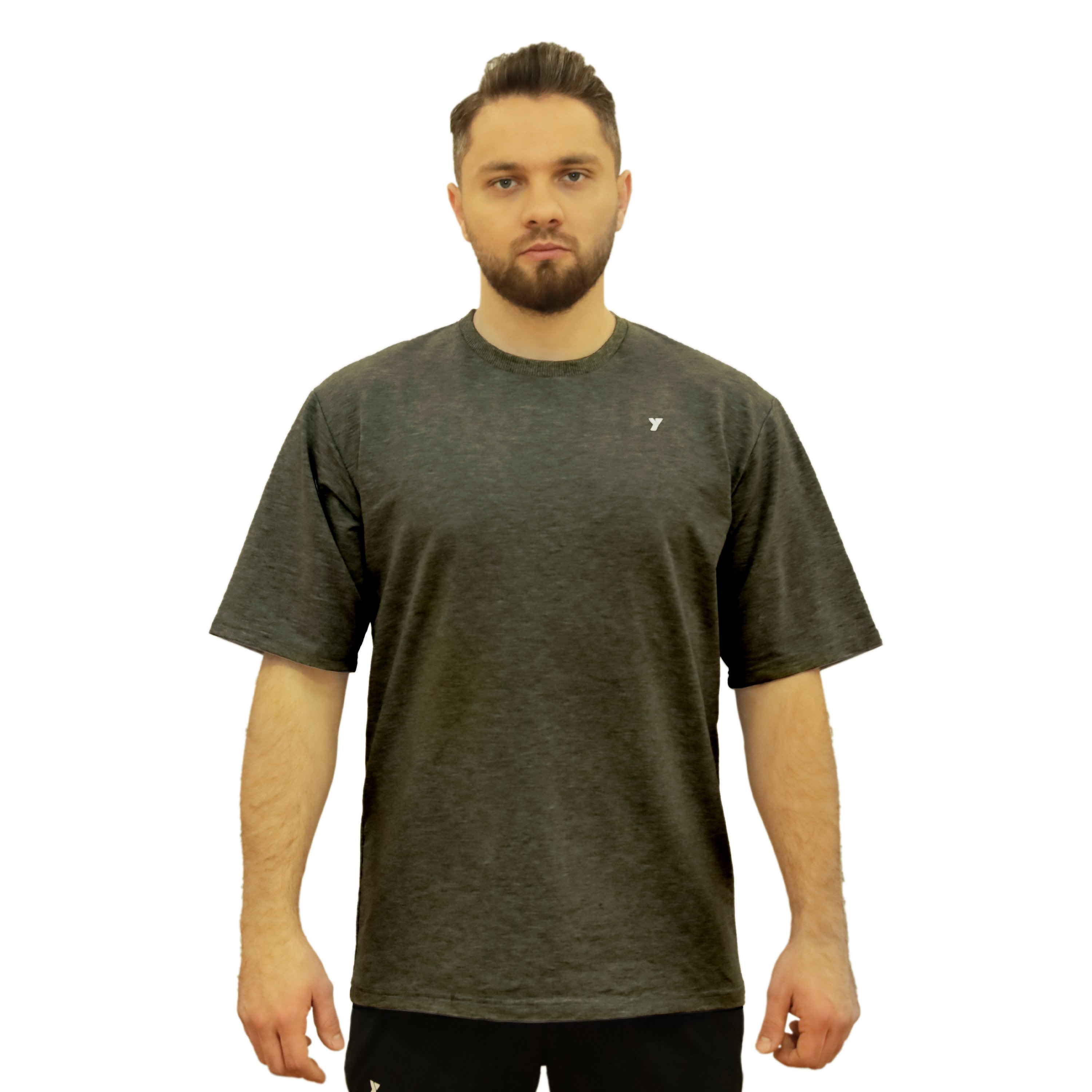 Antrasit Erkek Oversize Tişört 3XL
