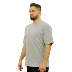 Gri Erkek Oversize Tişört 3XL