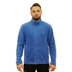 Indigo Tam Fermuarlı Unisex Polar