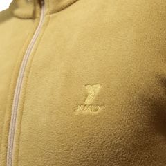 Camel Tam Fermuarlı Unisex Polar