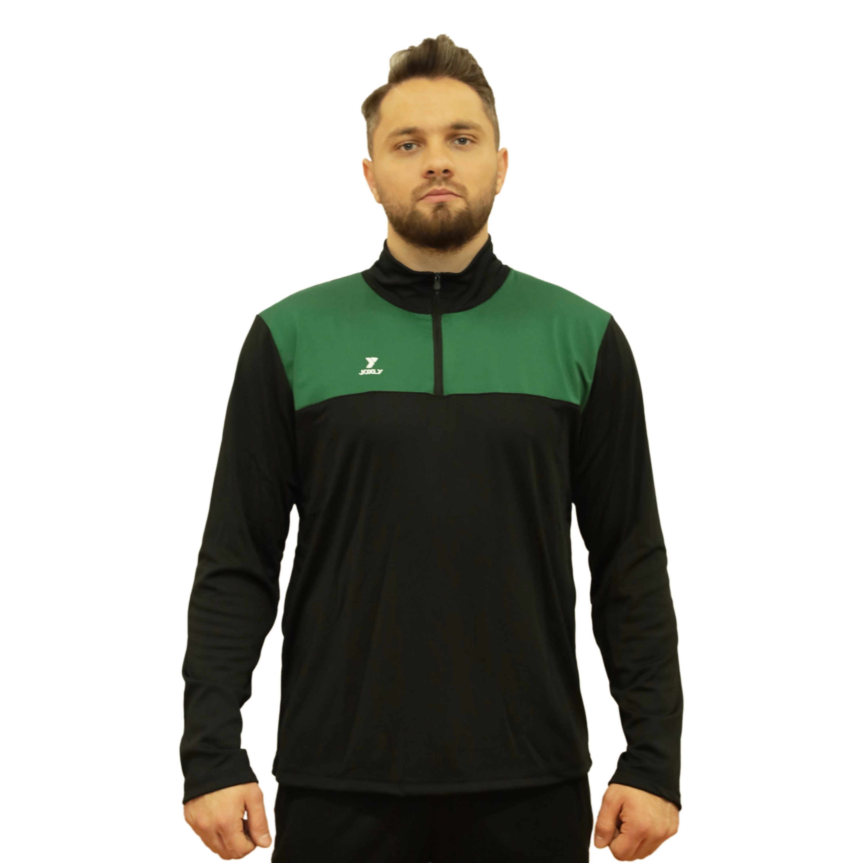 Yarım Fermuarlı Çift Renk Unisex Eşofman Üstü