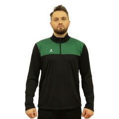 Yarım Fermuarlı Çift Renk Unisex Eşofman Üstü