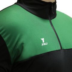 Yarım Fermuarlı Çift Renk Unisex Eşofman Üstü