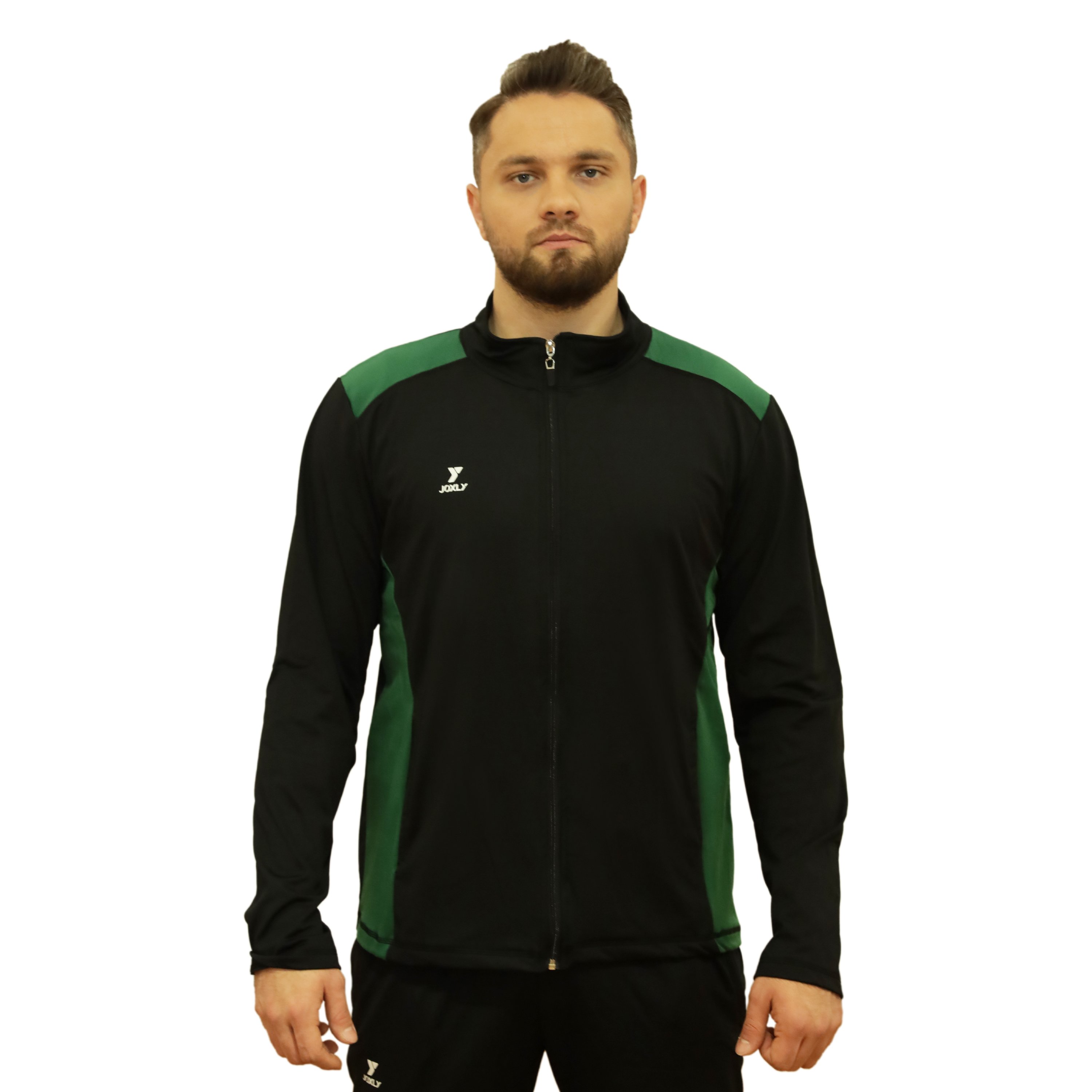 Tam Fermuarlı Çift Renk Unisex Eşofman Üstü