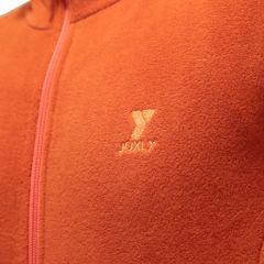 Turuncu Tam Fermuarlı Unisex Polar