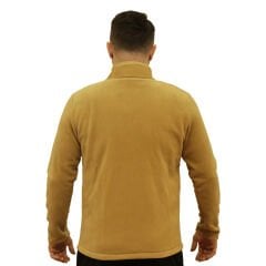 Çift Renk Camel-Haki Tam Fermuarlı Unisex Polar