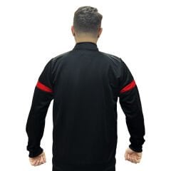 Tam Fermuarlı Siyah Erkek Eşofman Üstü