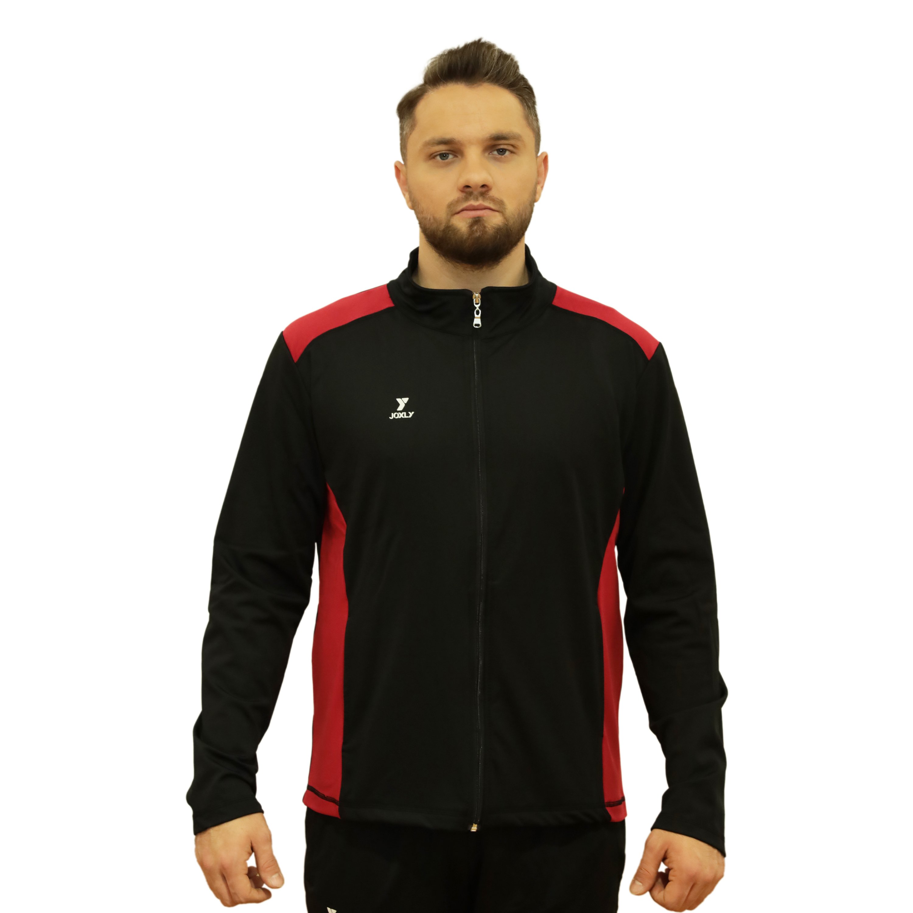 Tam Fermuarlı Çift Renk Unisex Eşofman Üstü