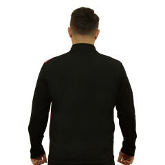 Tam Fermuarlı Çift Renk Unisex Eşofman Üstü