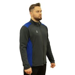Tam Fermuarlı Çift Renk Unisex Eşofman Üstü