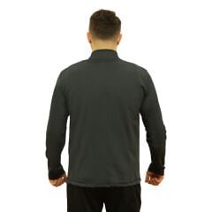 Tam Fermuarlı Çift Renk Unisex Eşofman Üstü