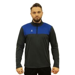 Yarım Fermuarlı Çift Renk Unisex Eşofman Üstü