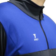 Yarım Fermuarlı Çift Renk Unisex Eşofman Üstü