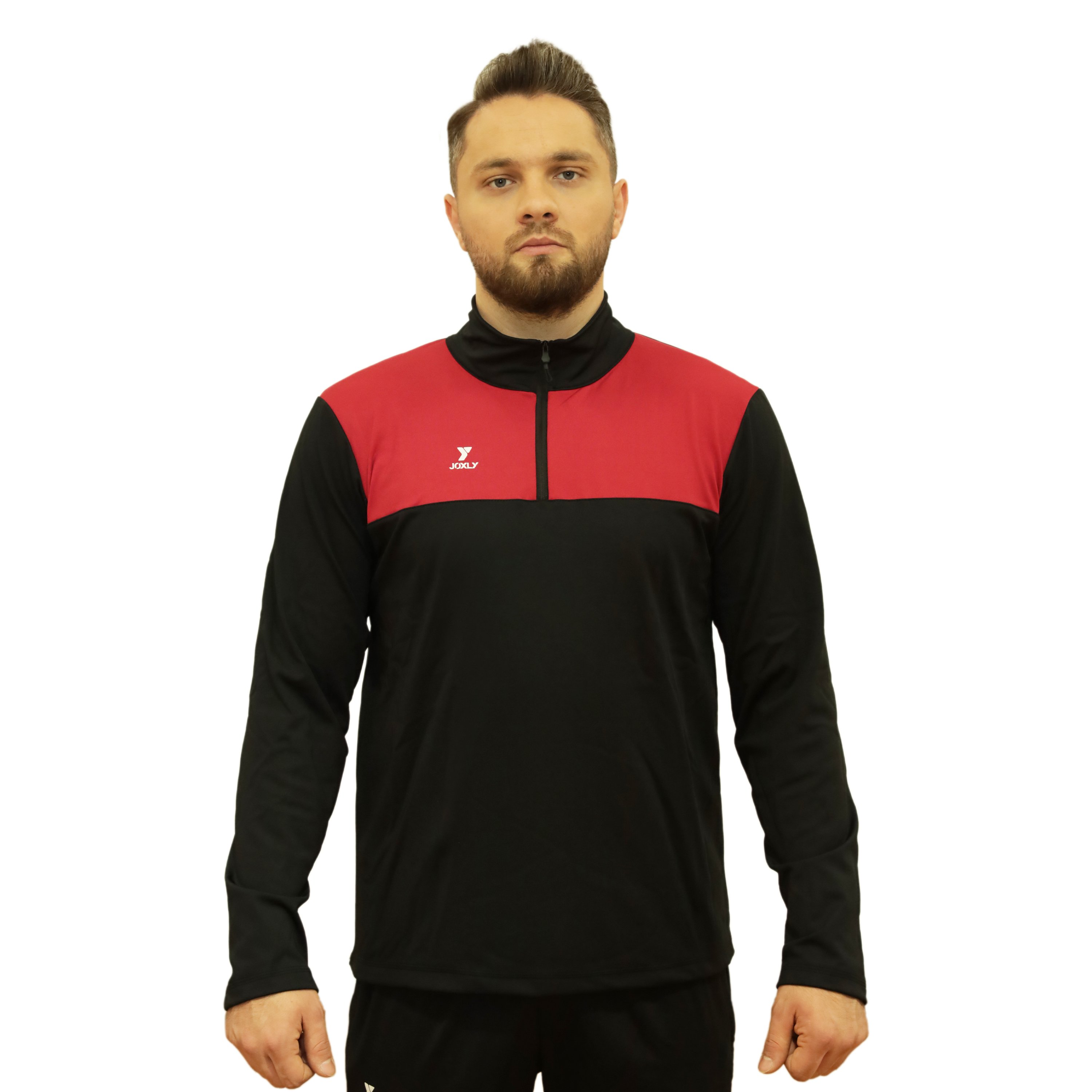 Yarım Fermuarlı Çift Renk Unisex Eşofman Üstü